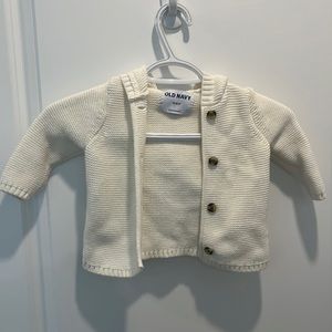 White 100% Cotton Sweater
